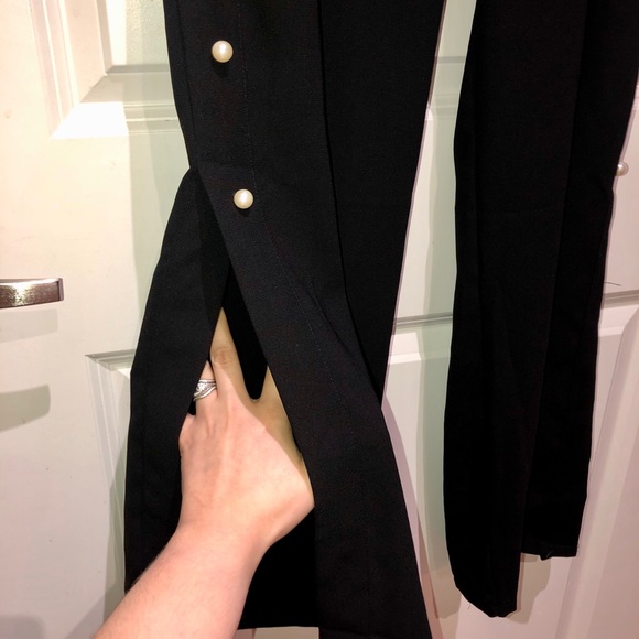 Faux Pearl Accent Pants - Picture 5 of 8